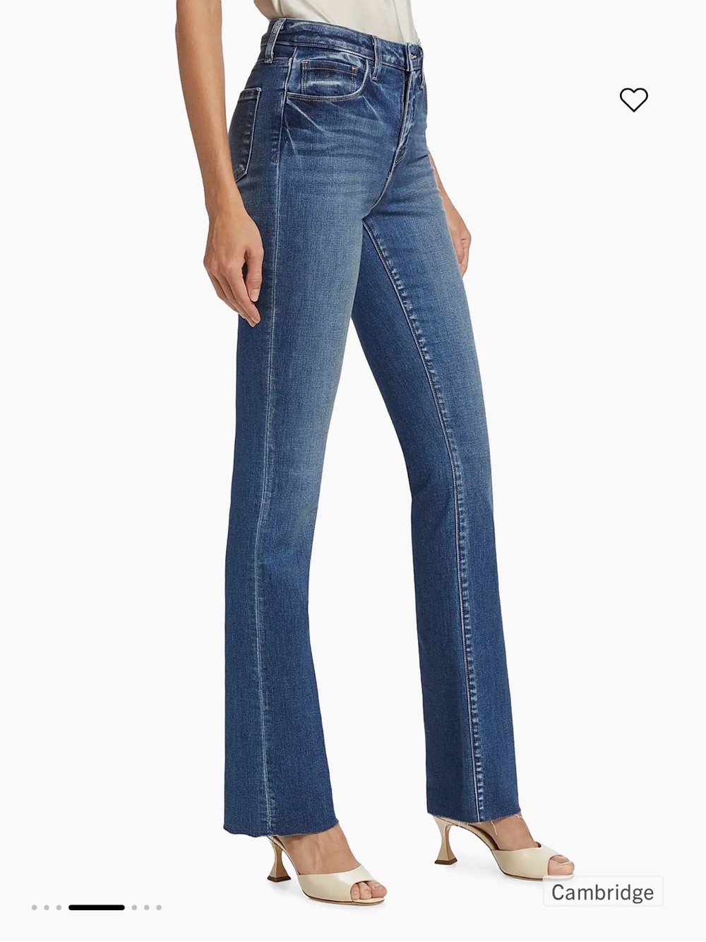L’agence Ruth High-Rise Straight-Leg Women's Jeans in Cambridge wash